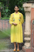 PAPEEHA  YELLOW Chanderi  KURTA SETS