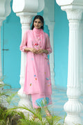 MERAKI LIGHT PINK KURTA SET
